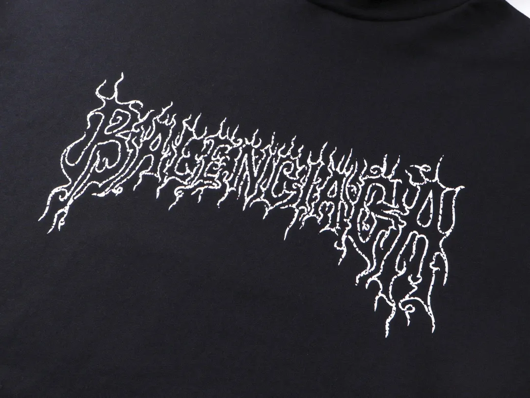 【 . Quality】BALENCI*GA/ .2024New Arrival LOGO T 。 . Authentic ， ！ ZP 。 460 ， . ， ，。 。Classic LOGO ， ， 。 . ， ， OS . Same Style ：BL 238923 ：Black Size：XS S M L
